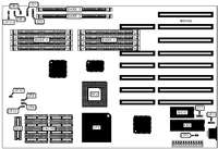 MAGITRONICS &nbsp; A-B435 486-33 MAINBOARD