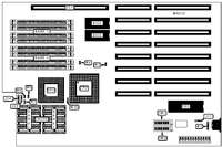 MICRONICS COMPUTERS, INC. &nbsp; 486DX2/50 SYSTEM BOARD