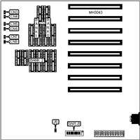 UNIDENTIFIED &nbsp; 12MHZ TURBO XT MAINBOARD