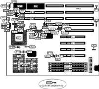 VISIONEX &nbsp; PCI/VESA MOTHERBOARD (VER. 1.0)