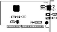 VIKING COMPONENTS &nbsp; 33.6K/56K ISA MODEM (VER.1)
