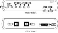 CANOGA PERKINS CORPORATION [Ethernet] 8814 FO (10 BASE-FL), 8814 FO (1300 NM SINGLE MODE ELED)
